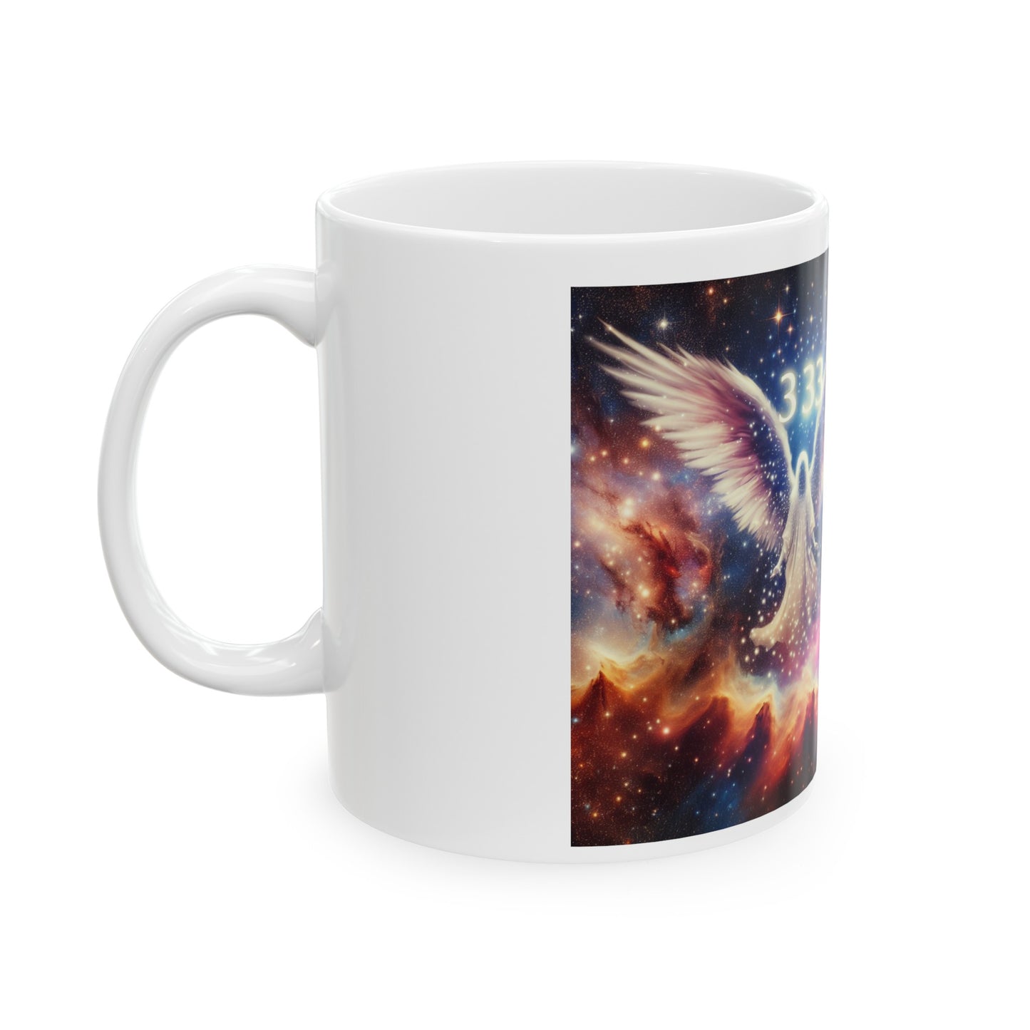 Ceramic Mug, (11oz, 15oz) Angel Number 333