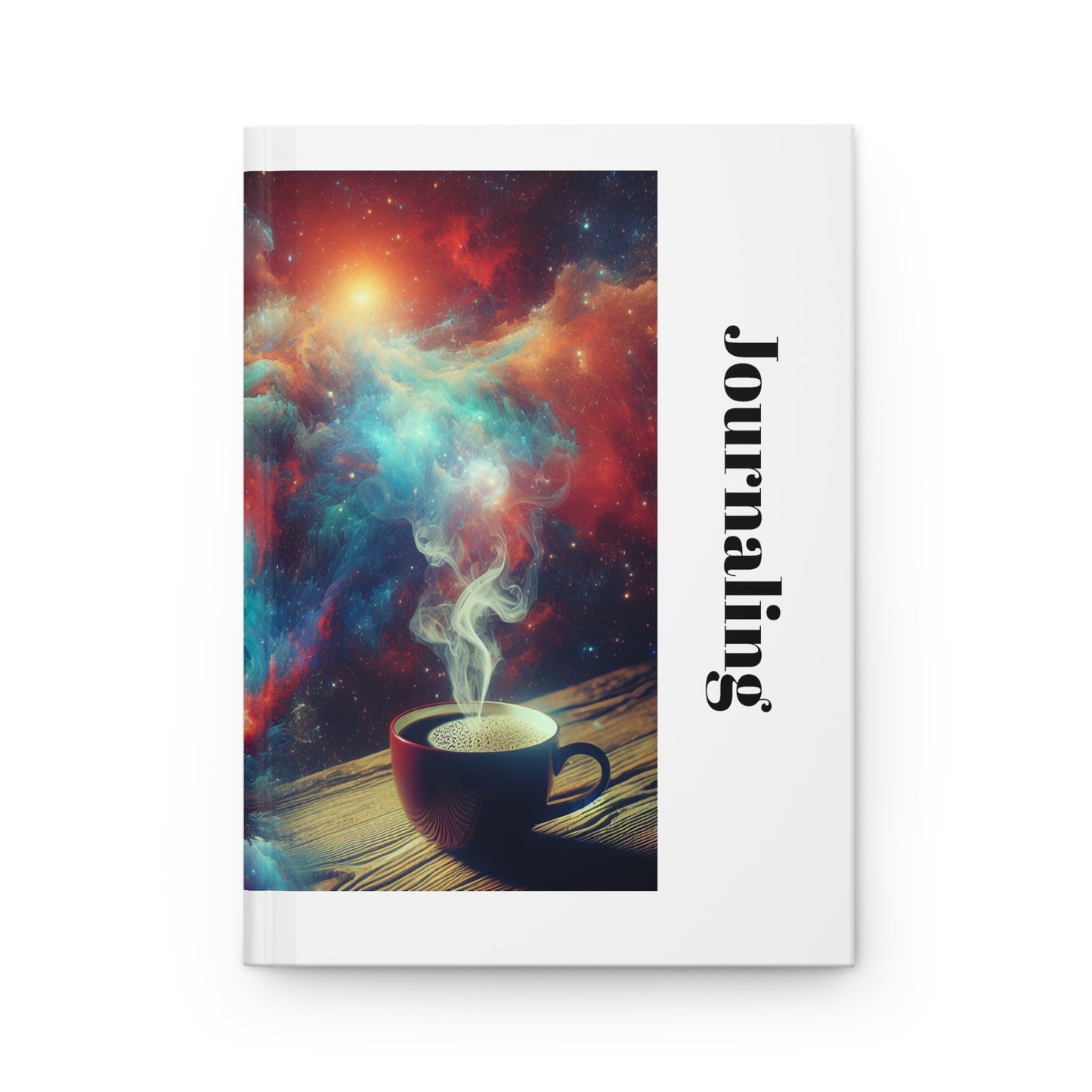 The Universe & Coffee Journal -Hardcover Journal Matte