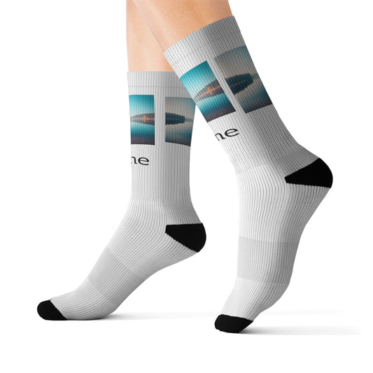 Sublimation Socks - Crane Bird