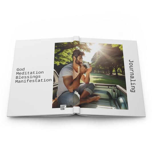 Meditation In a Truck - Hardcover Journal Matte