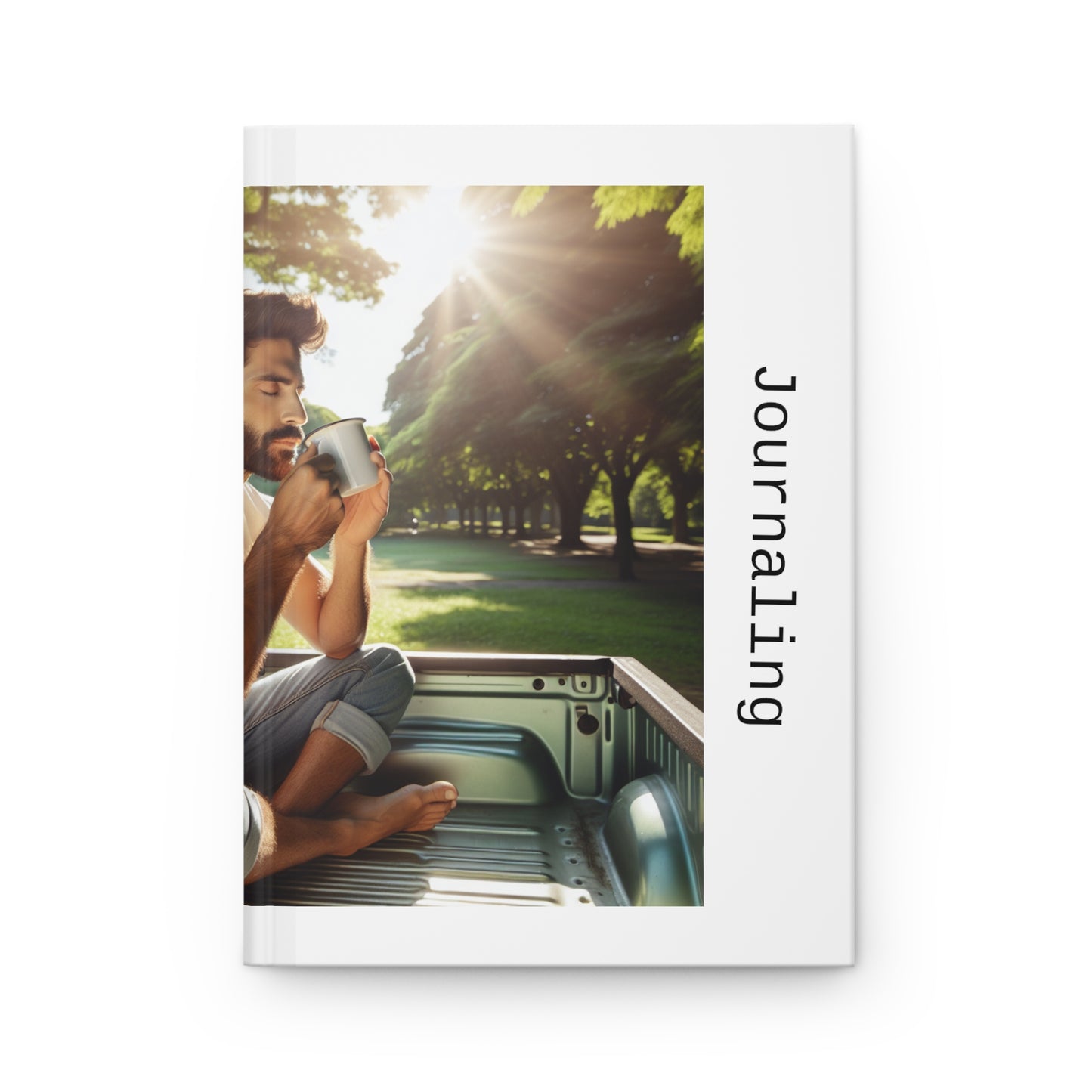 Meditation In a Truck - Hardcover Journal Matte