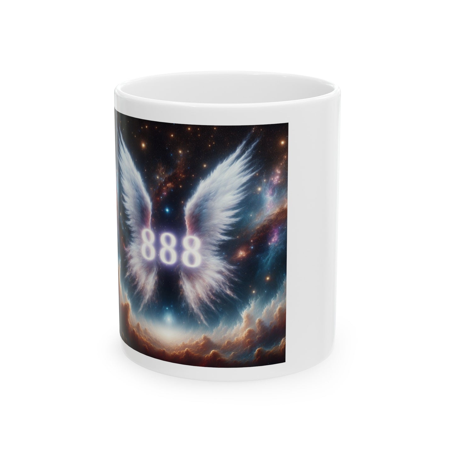 Ceramic Mug, (11oz, 15oz) Angel Number 888